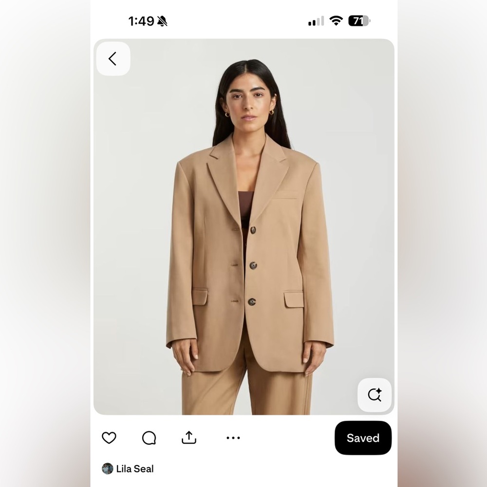 Everlane Tan Blazer